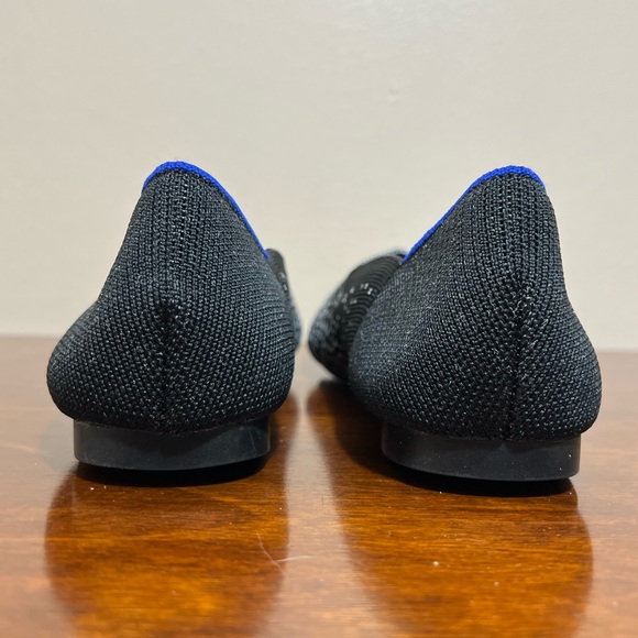 New pointed toe knit black white gradient slip on flats size 8 - Picture 7 of 13